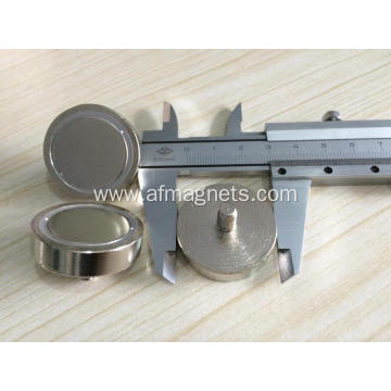 Neodymium Cup Magnets Male Thread